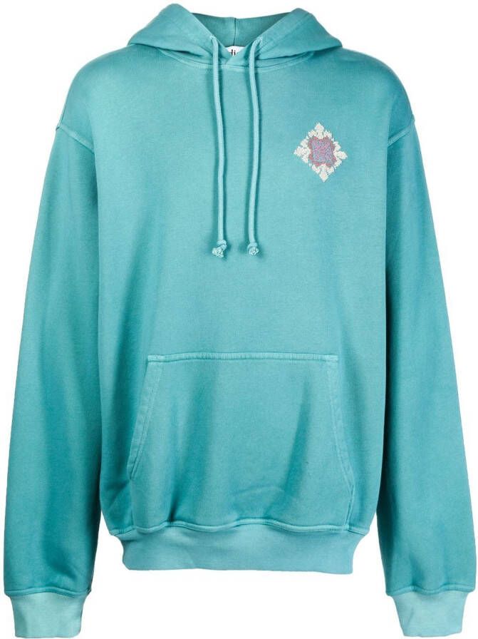 Adish Hoodie met grafische print Blauw
