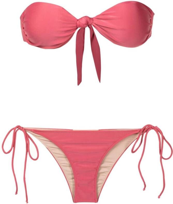 Adriana Degreas Strapless bikini Roze