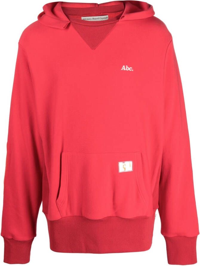 Advisory Board Crystals Hoodie met geborduurd logo Rood