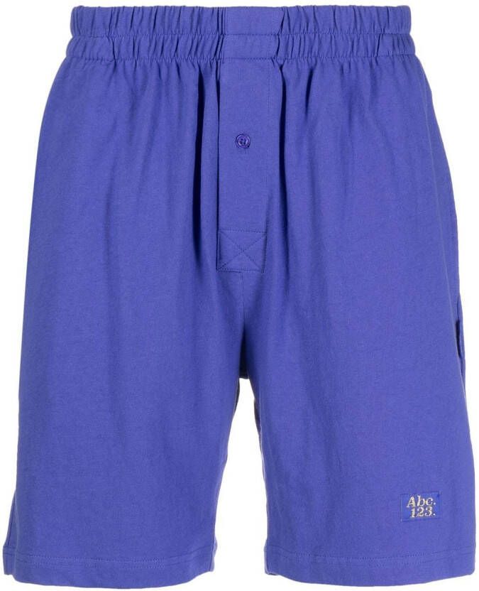Advisory Board Crystals Shorts met logoprint Paars