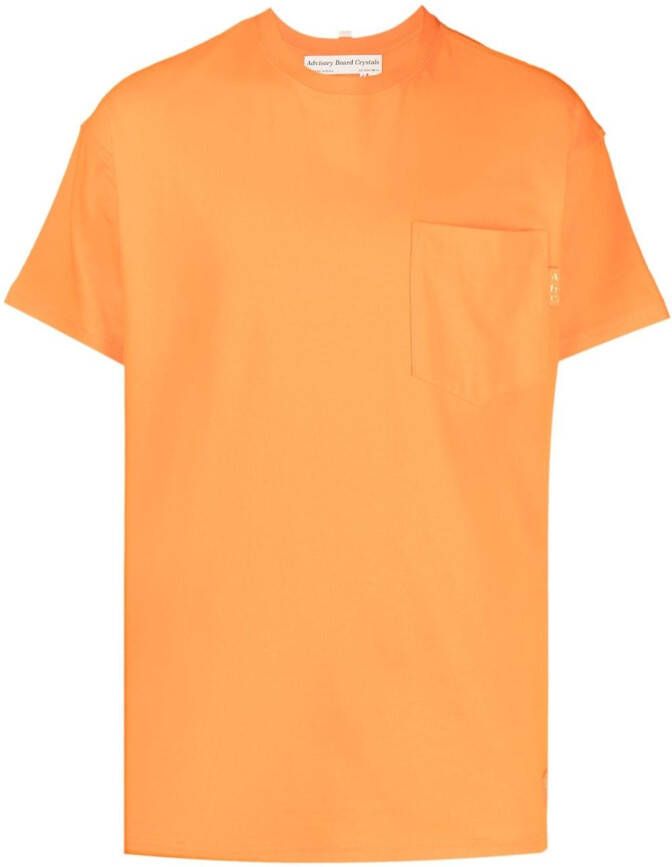 Advisory Board Crystals T-shirt met borstzak Oranje