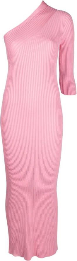 AERON Asymmetrische midi-jurk Roze