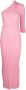 AERON Asymmetrische midi-jurk Roze - Thumbnail 1