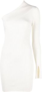 AERON Asymmetrische mini-jurk Wit