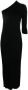 AERON Asymmetrische mini-jurk Zwart - Thumbnail 1
