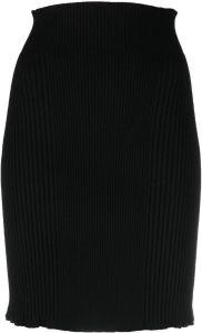 AERON High waist mini-rok Zwart