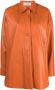 AERON Leren blouse Oranje - Thumbnail 1