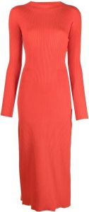 AERON Maxi-jurk met open rug 619 RED