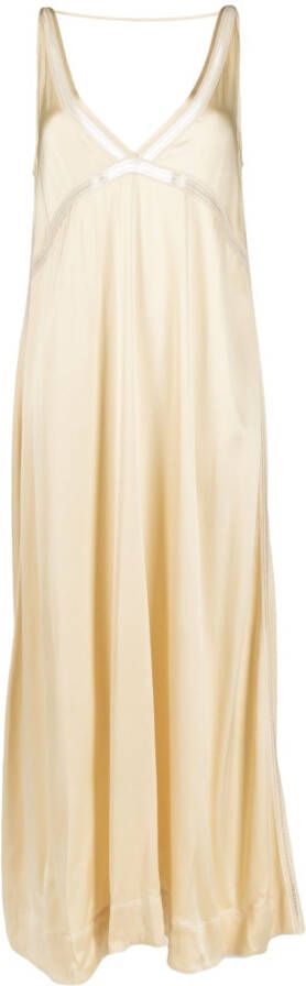 AERON Maxi-jurk met V-hals Beige