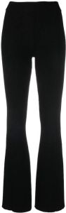 AERON Ribgebreide broek Zwart