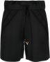AERON Shorts met trekkoordtaille Zwart - Thumbnail 1