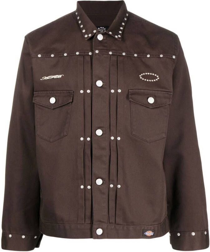 AFB x Dickies jack met studs Bruin