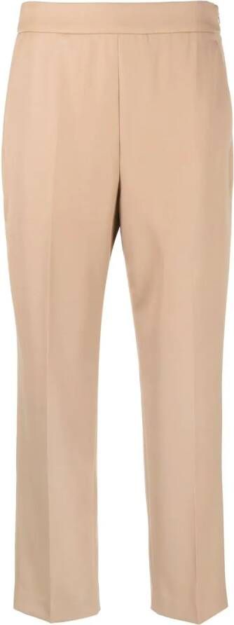 Agnona Straight broek Beige