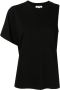 AGOLDE Asymmetrisch T-shirt Zwart - Thumbnail 1