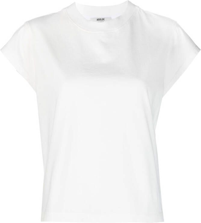 AGOLDE T-shirt met ronde hals Wit