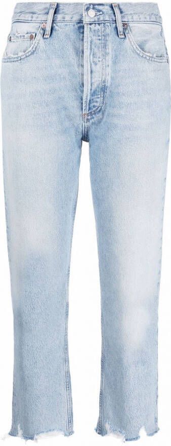 AGOLDE Cropped jeans Blauw