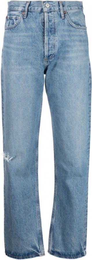 AGOLDE Cropped jeans Blauw