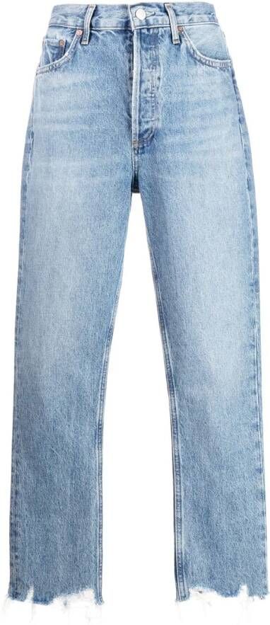 AGOLDE Cropped jeans Blauw