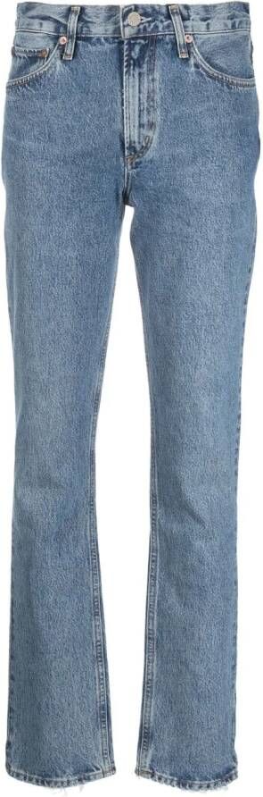 AGOLDE "De jeans van gemaakt van stretch denim maken deel uit van de AW21 collectie van het merk en zijn gemaakt voor een skinny pasvorm. ...
