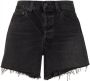AGOLDE Denim shorts Zwart - Thumbnail 1