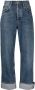 AGOLDE Fran low waist jeans Blauw - Thumbnail 1