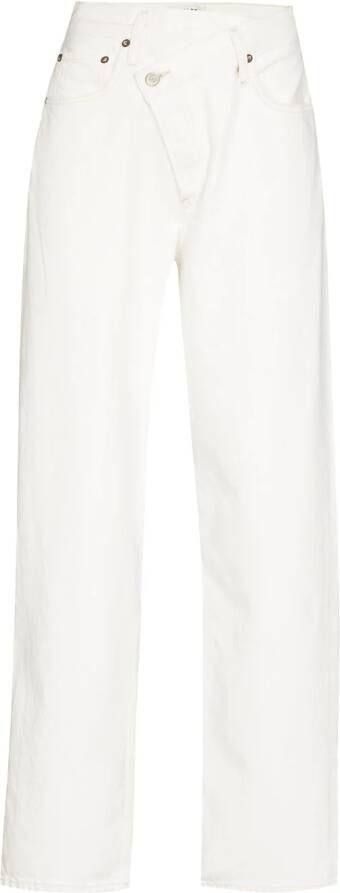 AGOLDE Jeans met toelopende pijpen Wit