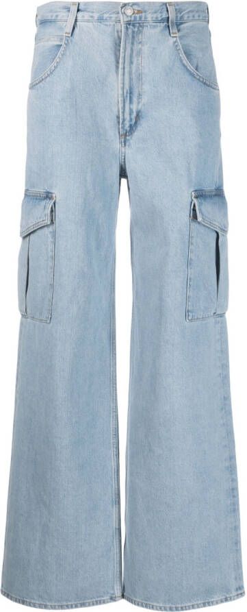 AGOLDE Jeans met wijde pijpen Blauw