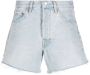 AGOLDE Shorts met franje Blauw - Thumbnail 1