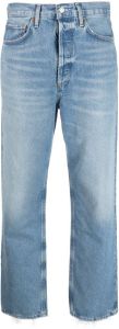 AGOLDE straight-leg boyfriend jeans Blauw