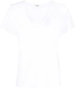 AGOLDE T-shirt met V-hals Wit