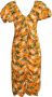 Agua By Agua Bendita Jurk met bloemenprint Oranje - Thumbnail 1