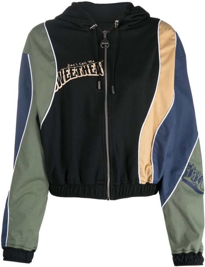 Ahluwalia Jack met colourblocking Zwart