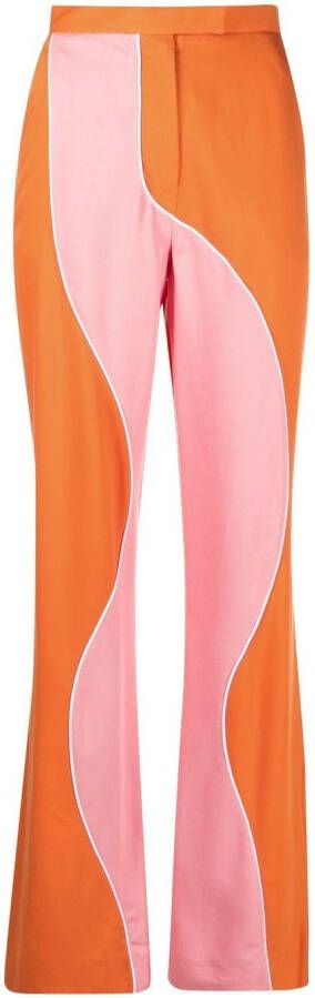 Ahluwalia Flared broek ORANGE