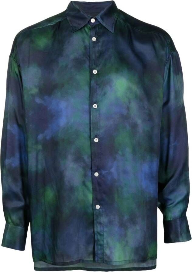 Ahluwalia Shirt met lange mouwen Blauw