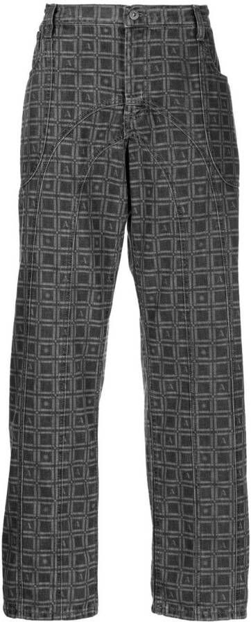 Ahluwalia Straight jeans Grijs