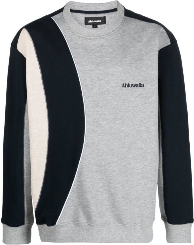 Ahluwalia Sweater met ronde hals Grijs
