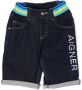 Aigner Kids Spijkershorts met geborduurd logo Blauw - Thumbnail 1