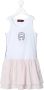Aigner Kids Gelaagde T-shirtjurk Blauw - Thumbnail 1