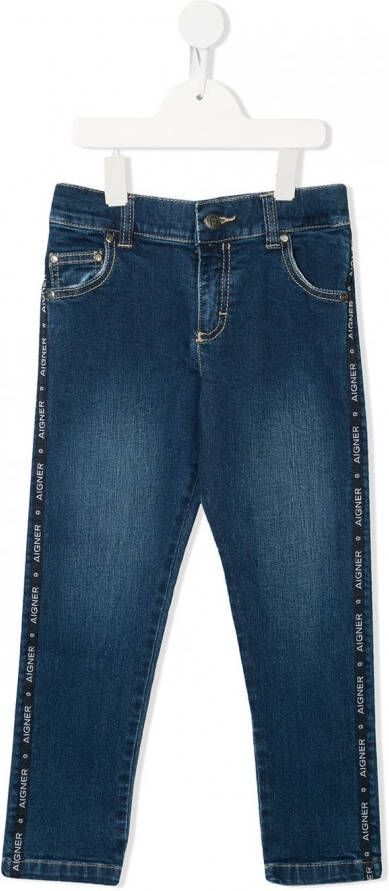 Aigner Kids Jeans Blauw