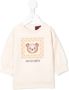 Aigner Kids Trui met logoprint Beige - Thumbnail 1