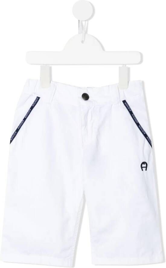 Aigner Kids Straight shorts Wit