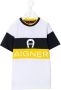 Aigner Kids T-shirt met logostreep Wit - Thumbnail 1