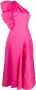 Aje Asymmetrische midi-jurk Roze - Thumbnail 1