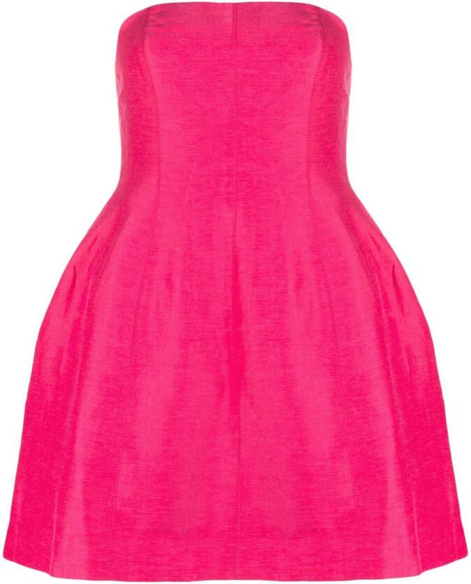 Aje Strapless mini-jurk Roze