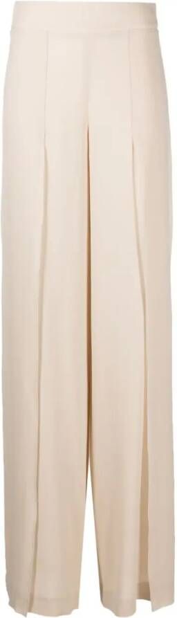 Akris Zijden broek Beige