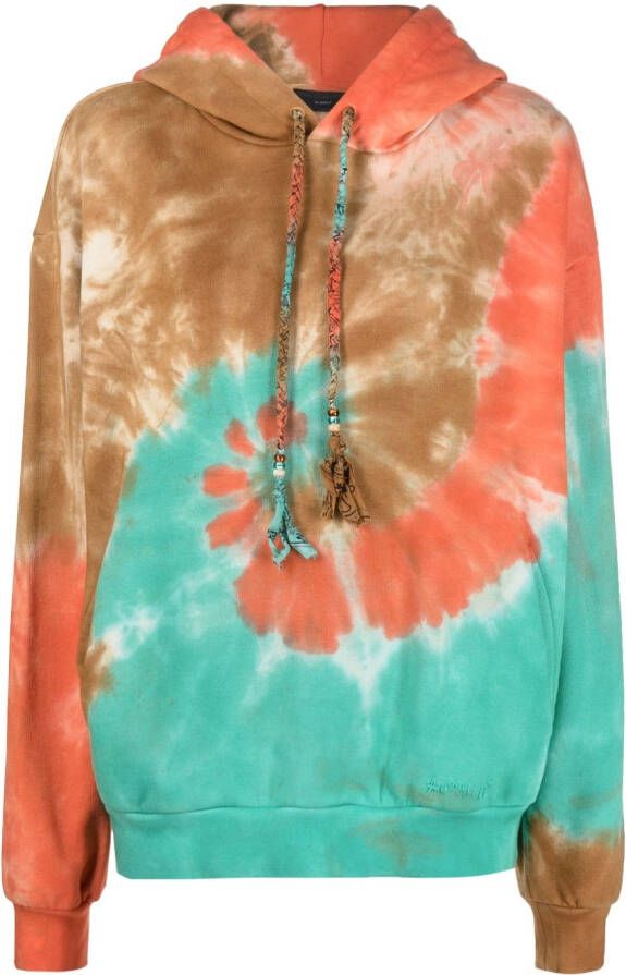 Alanui Vest met tie-dye Oranje