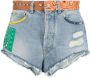 Alanui Denim shorts Blauw - Thumbnail 1