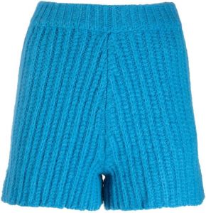 Alanui Gebreide shorts Blauw