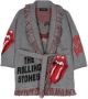 Alanui Kids Intarsia vest Grijs - Thumbnail 1