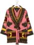 Alanui Kids Vest met abstract patroon Roze - Thumbnail 1